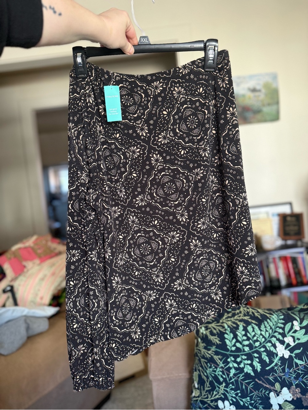 NWT Maurice’s medallion one shoulder print top / 1X